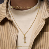 Harry Potter x FANCIME Ron Weasley Zauberstab Silberanhänger Halsketten