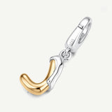 Molten Love Initial Charm Letter L in Sterling Silver