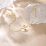 FANCIME "幸運草" 花卉 18K 黃金手鍊