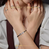 Harry Potter x FANCIME Leder-Silber-Armband