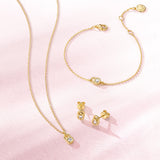 Bracelet pendentif en argent Promise Lock