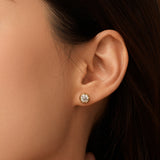 Tiny Delight Dainty Silver Earrings