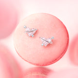 FANCIME „Sweetheart“ Pink Planet Ohrstecker aus Sterlingsilber