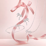 FANCIME „Dream Bow“ Schmetterlingsschleifen-Armband aus Sterlingsilber