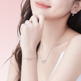 FANCIME „Dream Bow“ Schmetterlingsschleifen-Armband aus Sterlingsilber