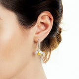 „Honey Talk“ Honigbienen-Ohrringe aus Sterlingsilber