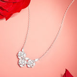 "Blooming Rose" Collier en argent sterling
