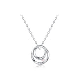 FANCIME „Promise Hearts“ Partner-Halskette aus Sterlingsilber für Paare