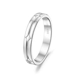 FANCIME "Starlit Melody" Couples Promise Sterling Silver Star Matching Rings