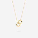 FANCIME „Connected“ Möbius-Paarkette aus Sterlingsilber