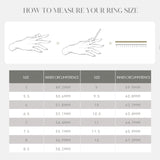 FANCIME Eternity Moissanit-Ring mit gedrehtem Design aus Sterlingsilber