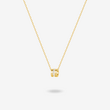 FANCIME "Our Commitment" Couples Sterling Silver Necklaces