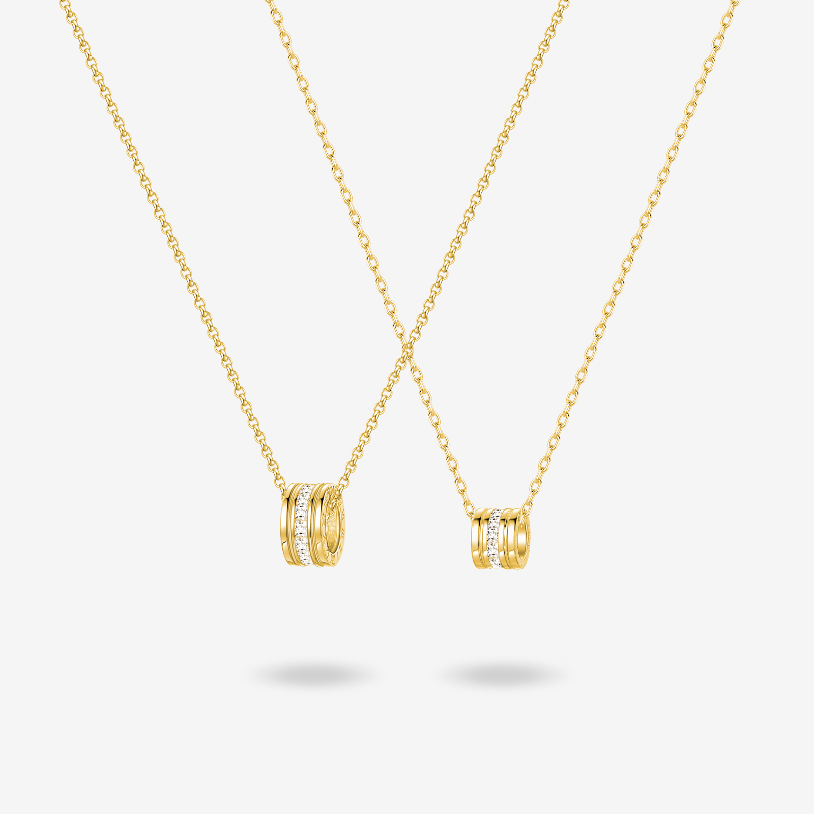 Colliers en argent sterling FANCIME "Notre engagement" pour couples