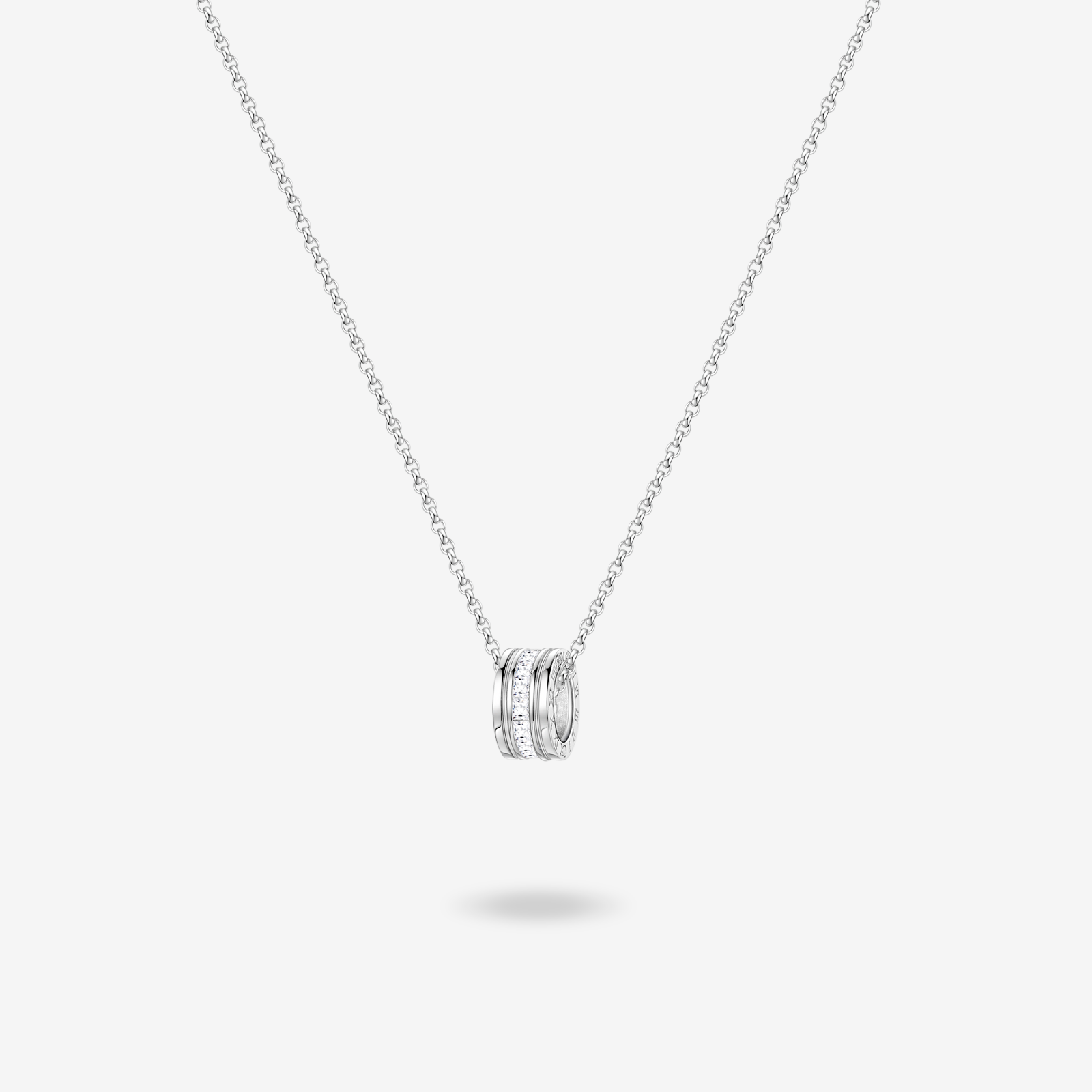 FANCIME "Our Commitment" Matching Ring Sterling Silver Necklaces Main