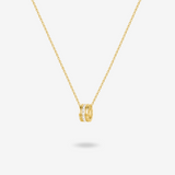FANCIME "Our Commitment" Couples Sterling Silver Necklaces