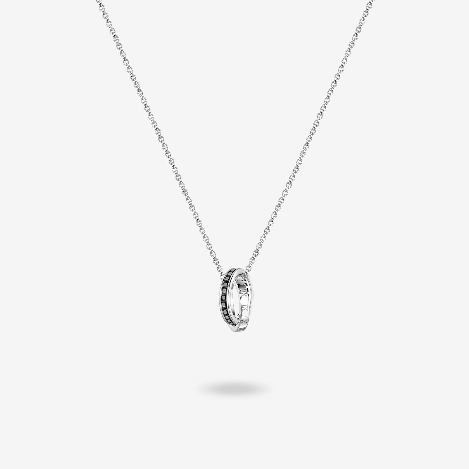FANCIME "Temps Ensemble" Collier en argent sterling promesse pour couples