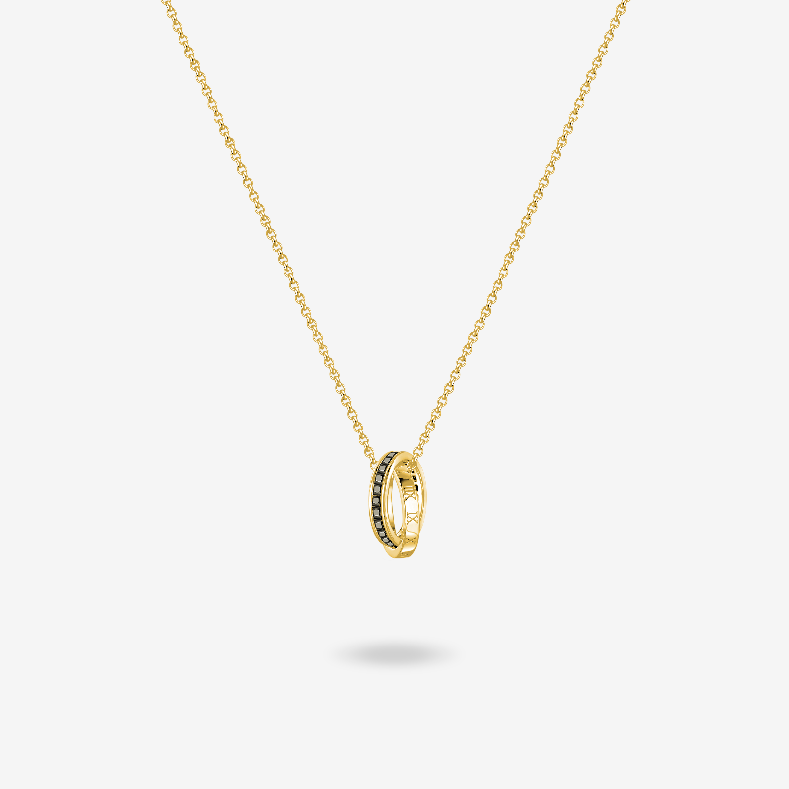 FANCIME "Temps Ensemble" Collier en argent sterling promesse pour couples