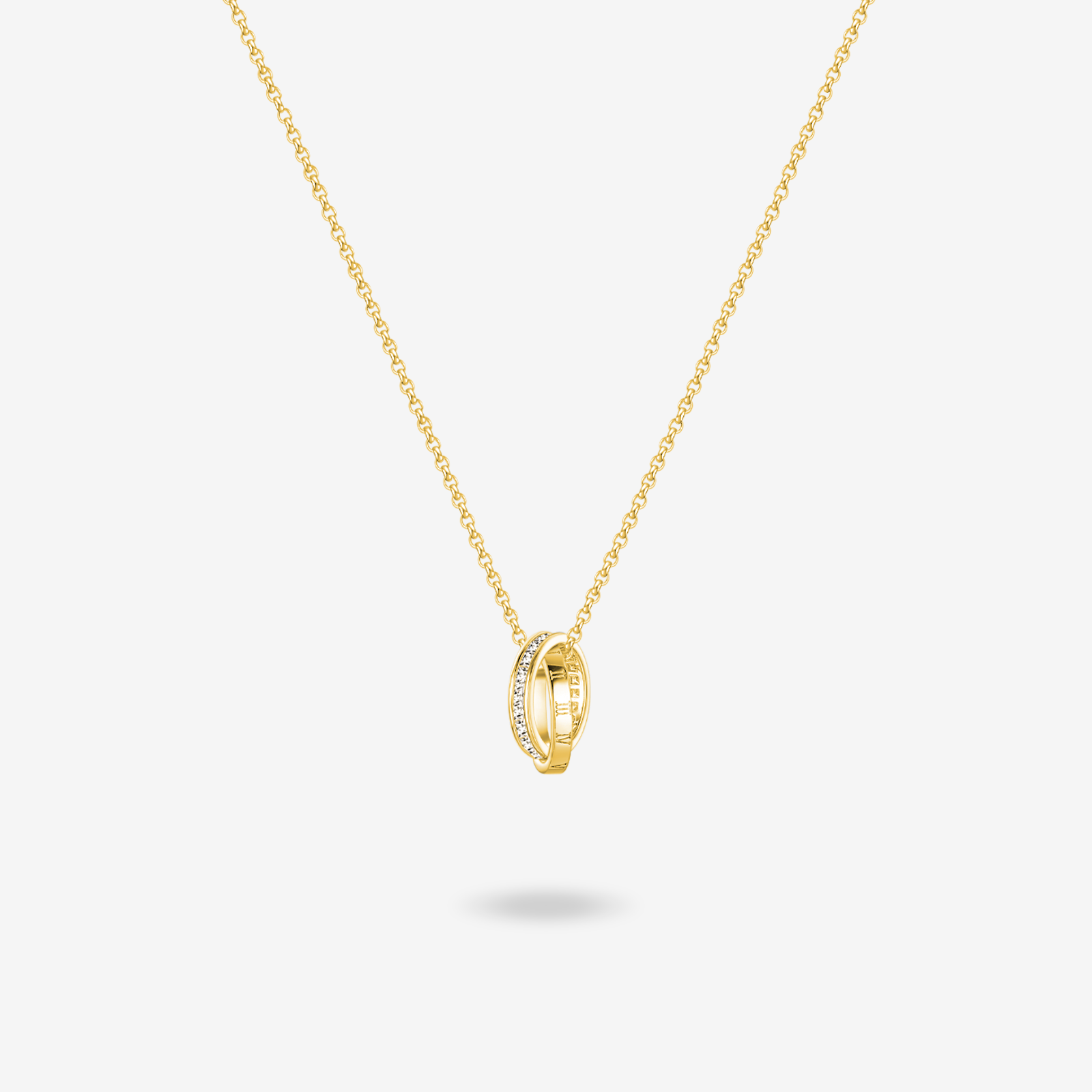 FANCIME "Temps Ensemble" Collier en argent sterling promesse pour couples