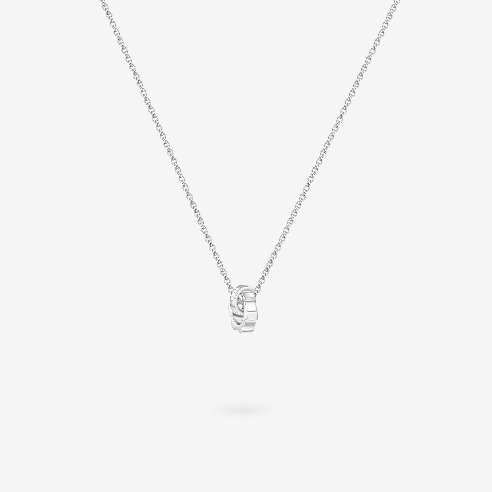 FANCIME "Cadenas du Temps Infini" Colliers assortis en argent sterling pour couples