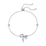 FANCIME "Satin Bow" Sterling Silver Sweet Strand Bracelet