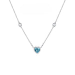 FANCIME "Glam Heart" Heart Shape Sterling Silver Necklace Main
