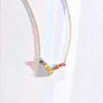 "Rainbow Ruffle" Necklace - FANCI ME