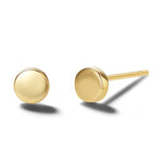 FANCIME Tiny Dot 14K Yellow Gold Stud Earrings Main
