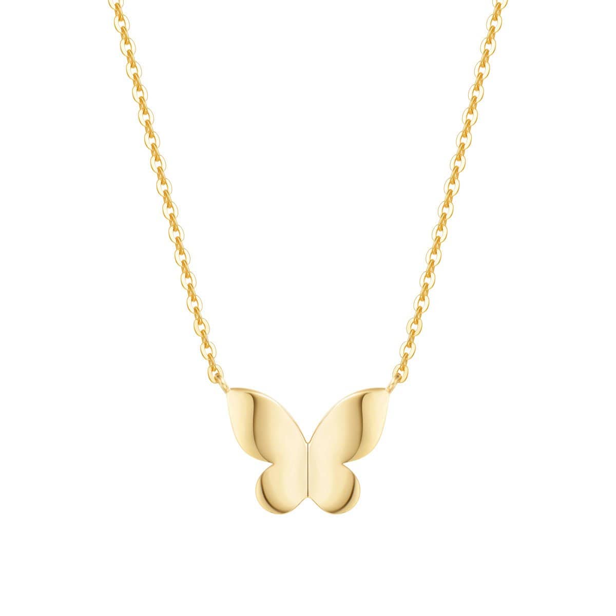 Fanci "Dreamy Butterfly" Butterfly 14K Yellow Gold Necklace Main